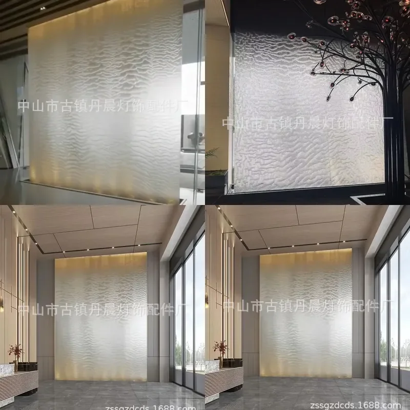 Stainless Steel Mesh Water Curtain Wall Screen Flowing Water Feature for Entrance Landscape Decor