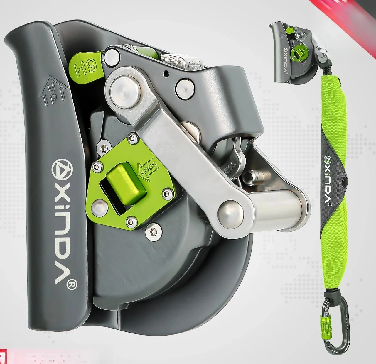 

Outdoor mountaineering, rock climbing, aerial work, downhill anti-fall protector