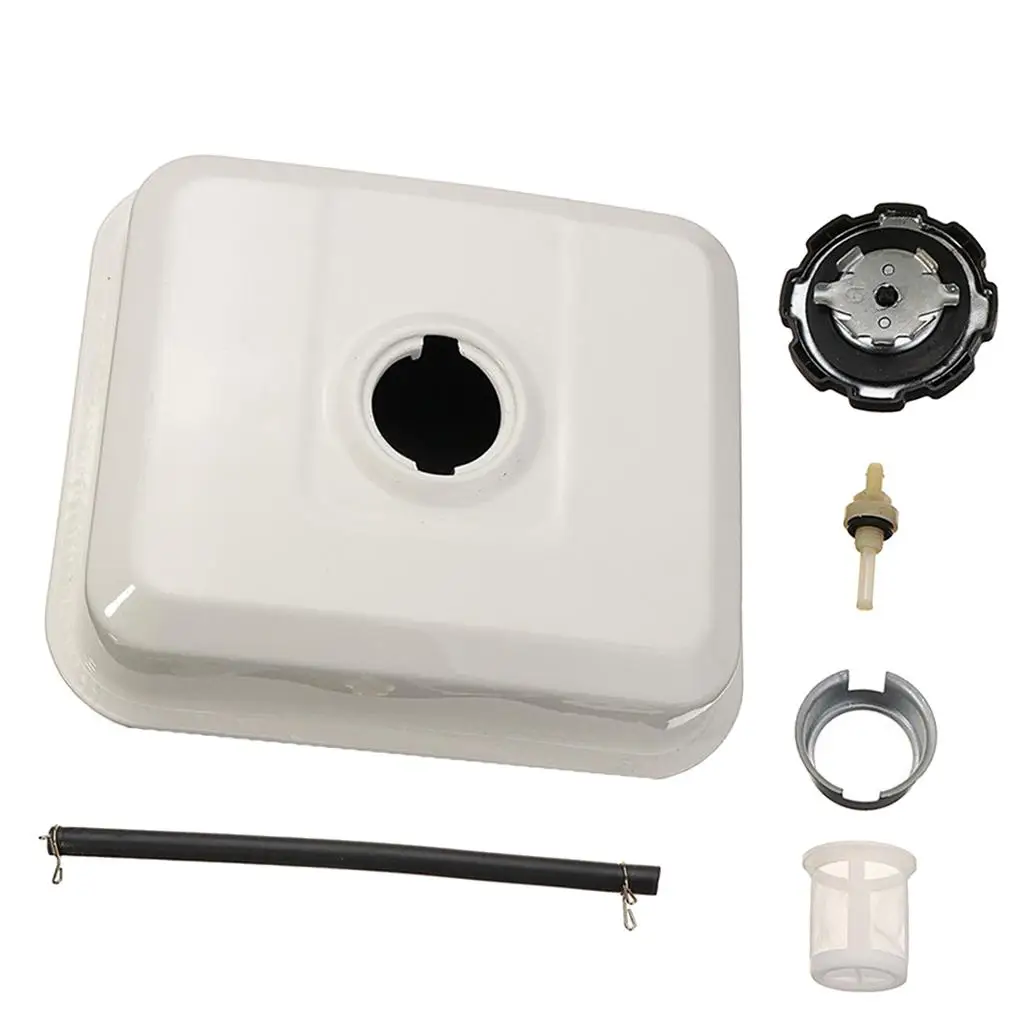 Engine Gas Tank Assembly Plastic Iron Petrol Storage Replacement for Honda GX140 Car Accessories