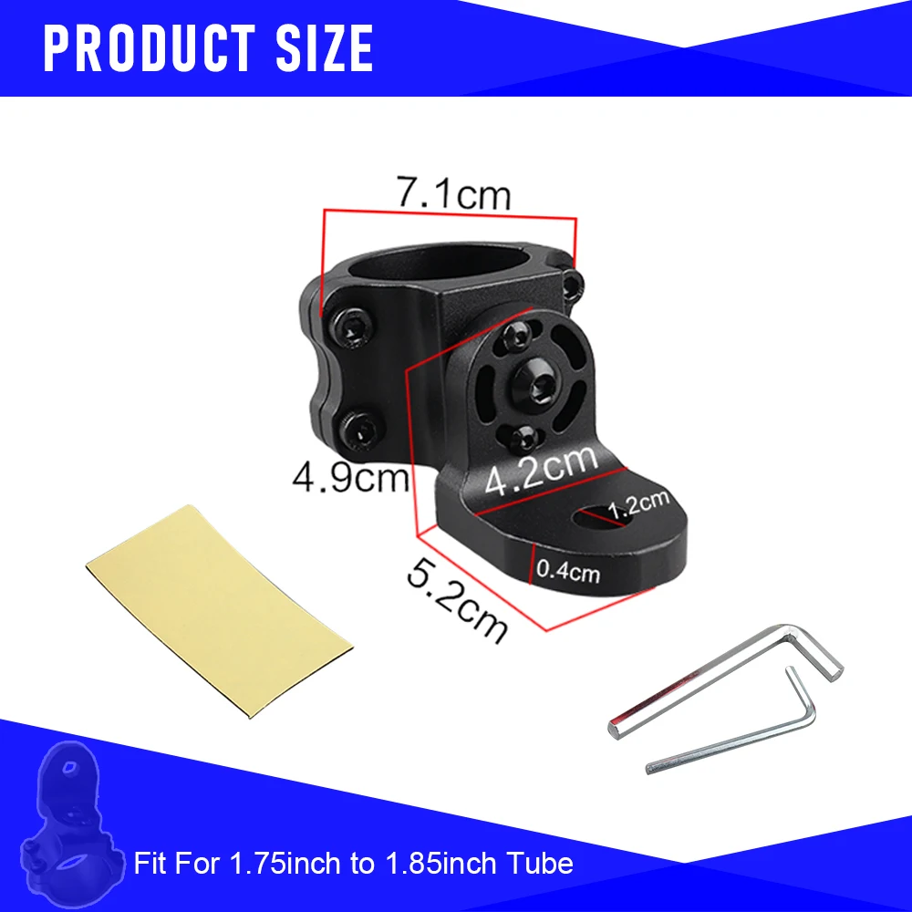 Universal UTV Whip Lights Bracket Flag Off-Road Vehicle Roll Cage Holder For Polaris RZR 900 1000 Pro Can-Am Commander Maverick