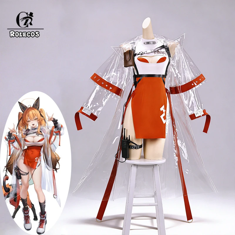 

ROLECOS NIKKE Goddess of Victory Ying Ning Cosplay Costume Sexy Short Women Cosplay Dress Halloween Party Role Play Suit