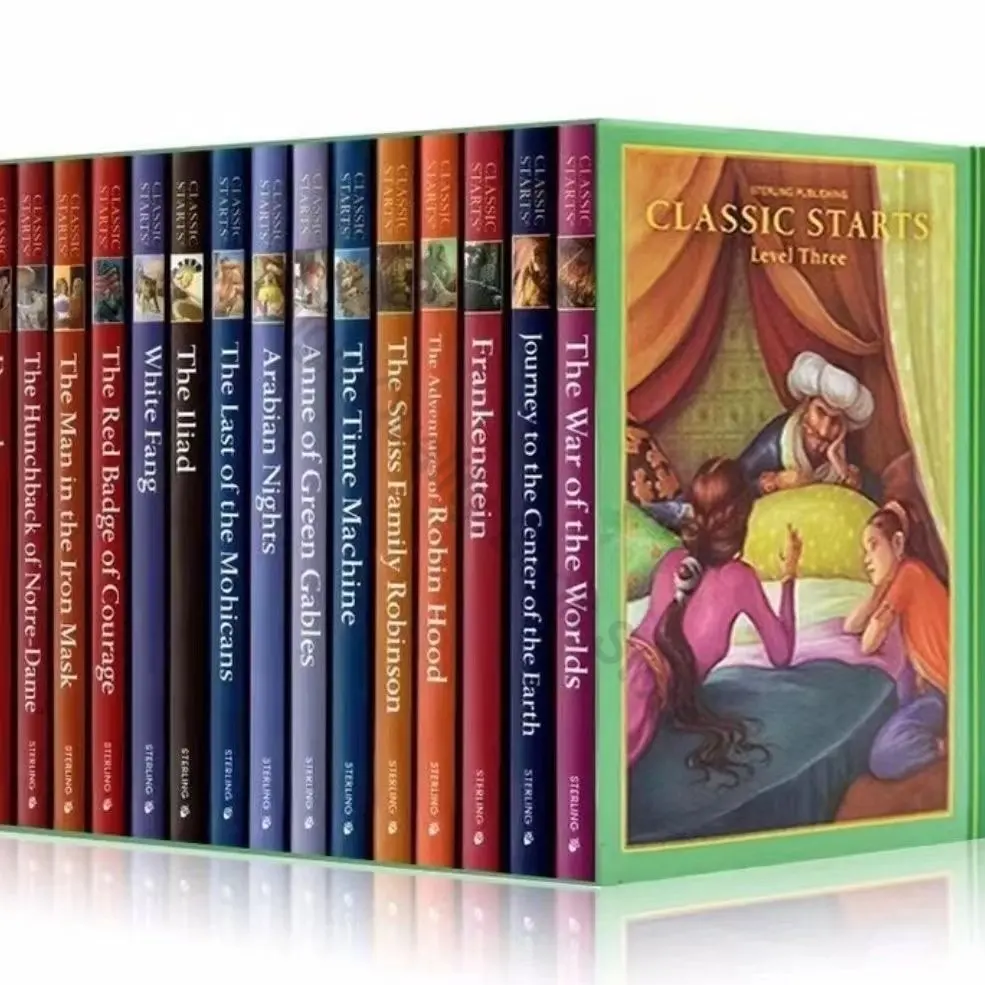 Imagem -05 - English Enlightenment Reading Books For Kids Edição Original Classic Starts l1 l2 l3 15 Livros