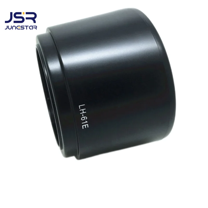 1pcs LH-61E New Black Bayonet Camera Lens Hood for Olympus 75-300mm f/4-5.6 Lens SLR Hood For Shooting Outdoor Photos/Videos