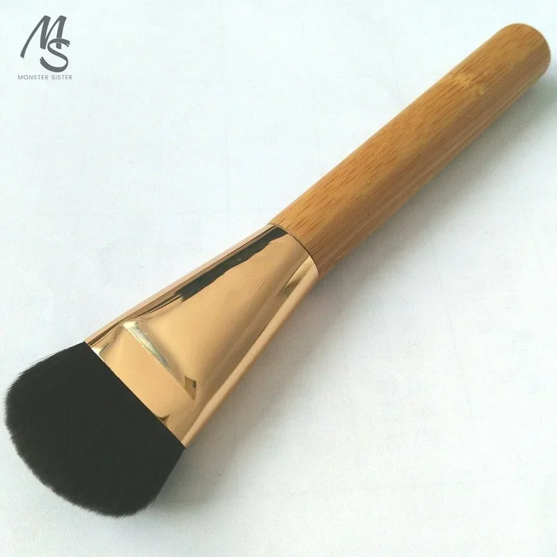 Bamboo Handle Powder Round Brush Real Techniques Blush Concealer Brushes Beauty Tools