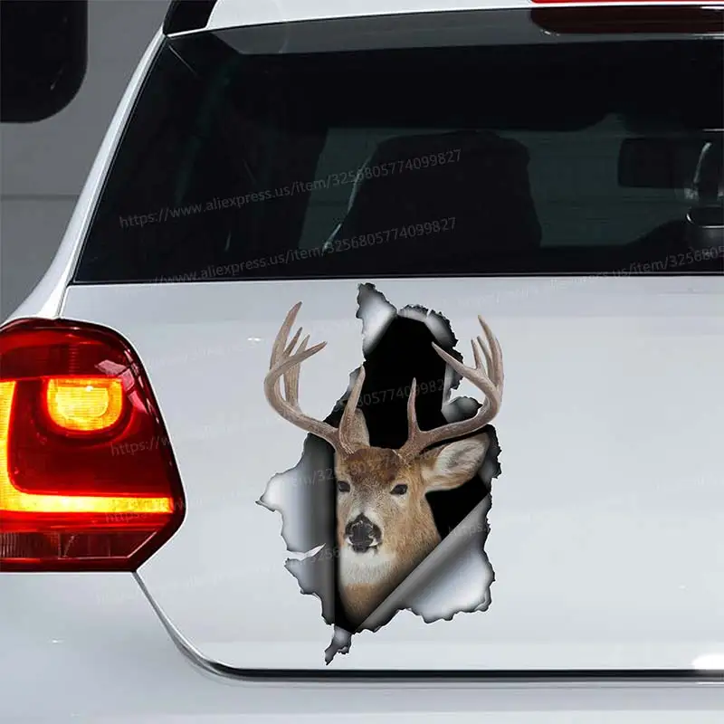

Big Buck Car Sticker Waterproof Vinyl Decal on Bumper Rear Window Laptop Self-adhesive Decal For Car Accessories SH83