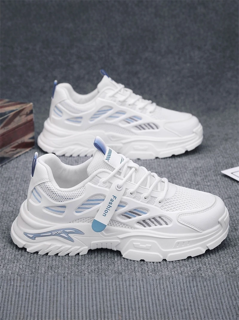 

Men's Low-Top Running Shoes 2026 Spring Casual Fashion Lightweight Student Sports Sneakers Comfortable Breathable Mesh Inner