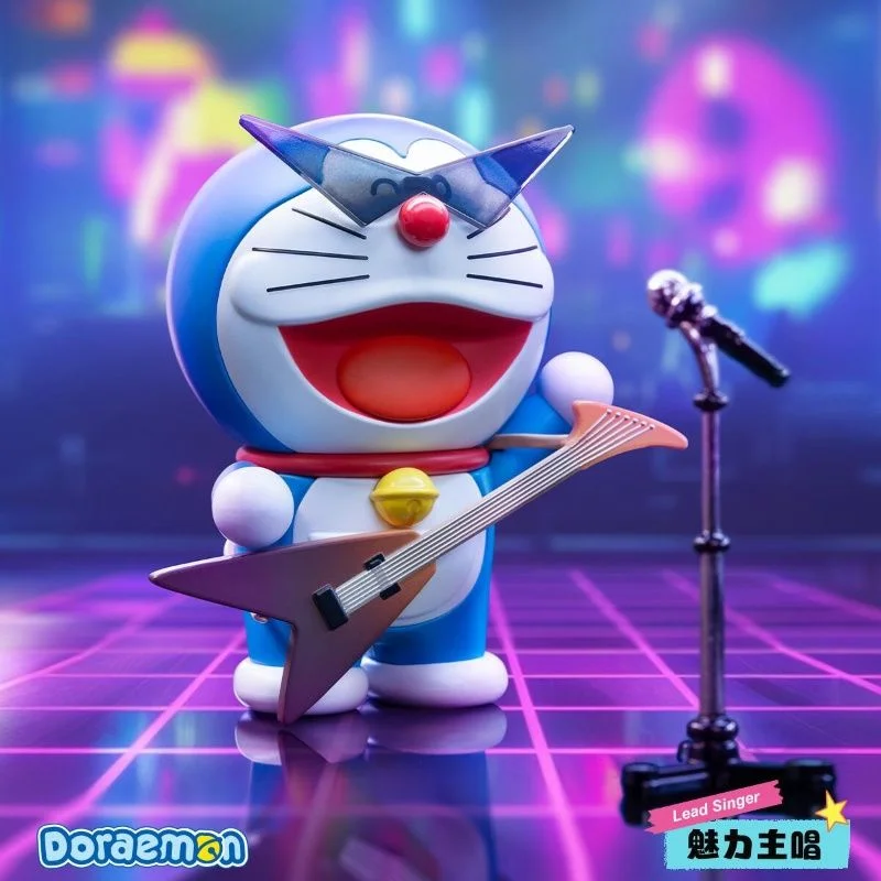 Echt 52 Speelgoed Doraemon Blinde Doos Concert Robot Kat Pop Meisje Speelgoed Figuur Ornament Verjaardagscadeau Speelgoed