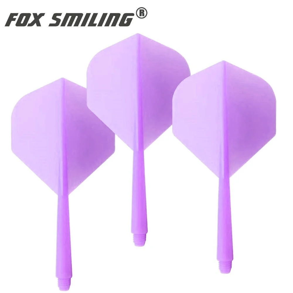 Fox Smiling 3pcs Dart Flights And Shafts 2BA Screw 2 in 1 Dart shaft Durable Anti-fall PA Series Professional Dart Accessories