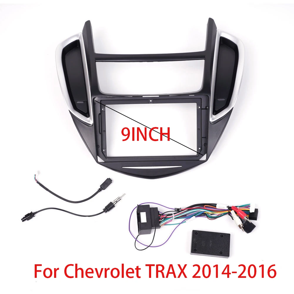 

9 Inch Car Frame Fascia Adapter For Chevrolet Tracker Trax 2014-2016 Android Android Radio Dash Fitting Panel Kit