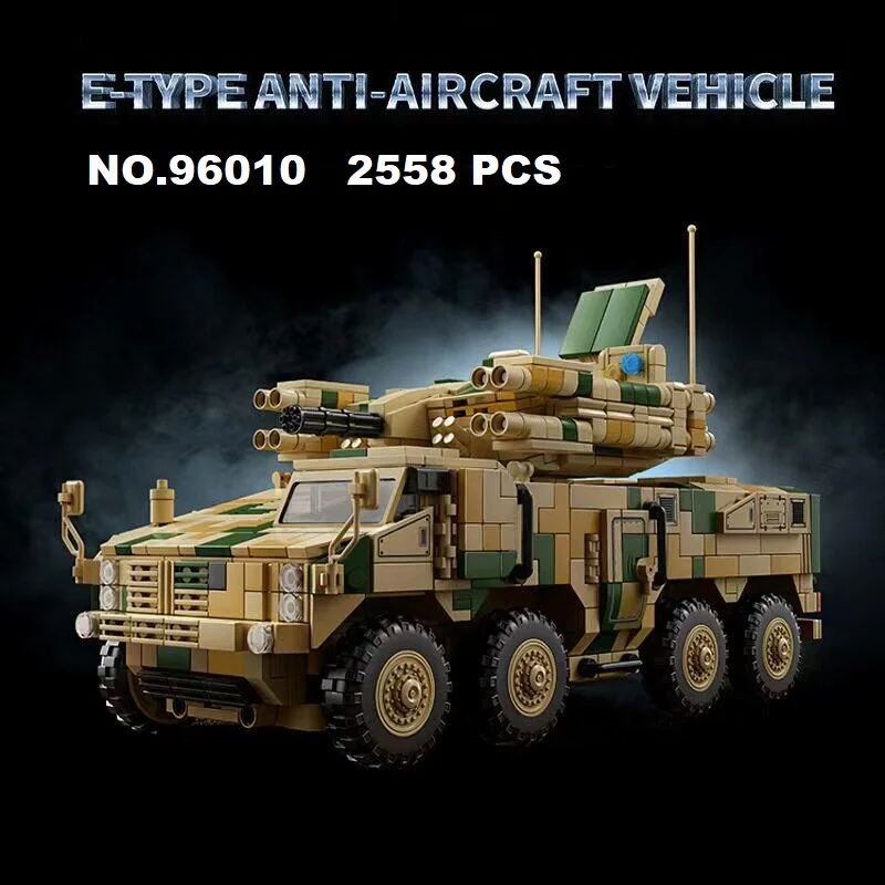 

2558 деталей, Китай, 625E, Зенитная установка, Интегрированная система противовоздушной обороны, Модель 96010, Конструктор, Военный развивающий игровой набор для детей
