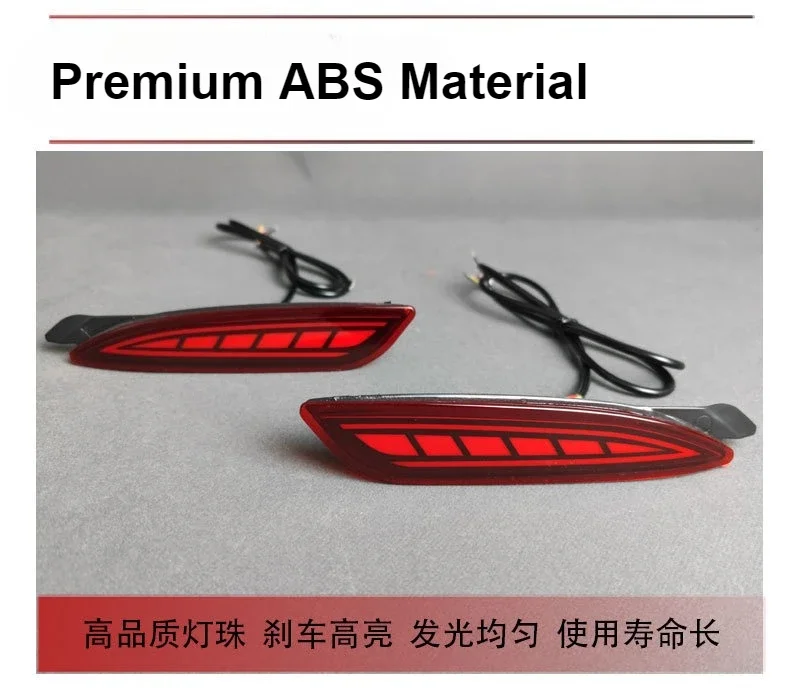 For Mazda CX-5 CX5 2022-2026 Car Rear Bumper Light Reflector Upgrade LED Sequential Turn Signal Driving Brake Lamp Accessories detail image 7