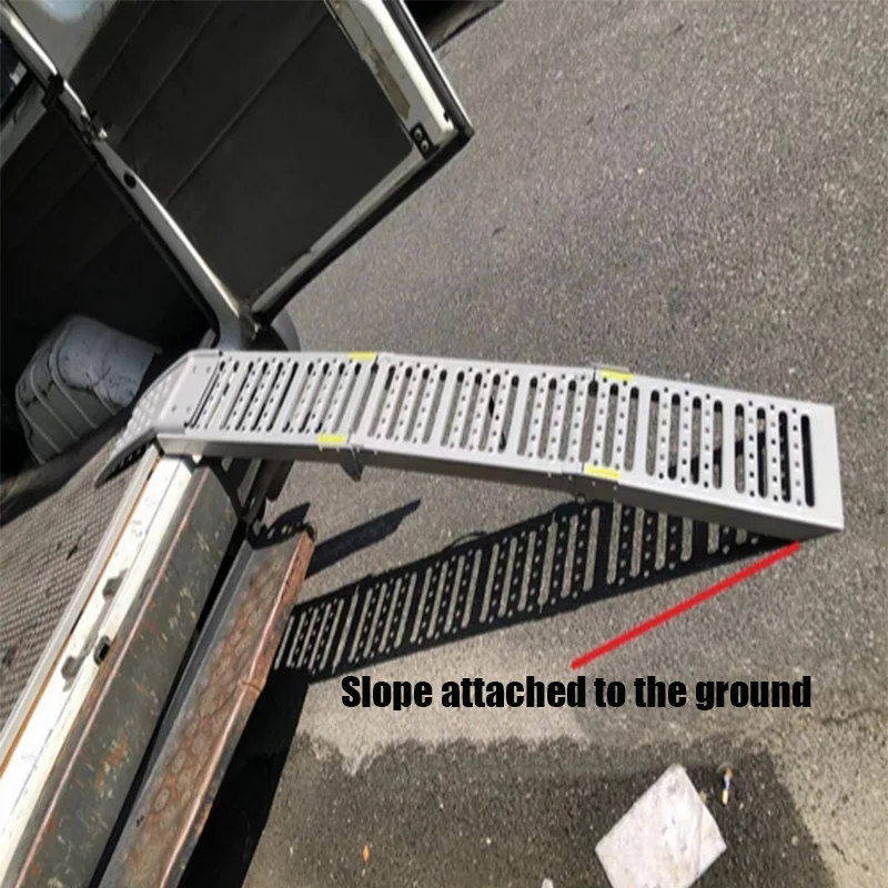 Heavy Duty Car Loading Ramps, Multifunction Long Steel Folding Motorcycle 4 Four Wheeler ATV Pickup Truck Bed Loading Ramp