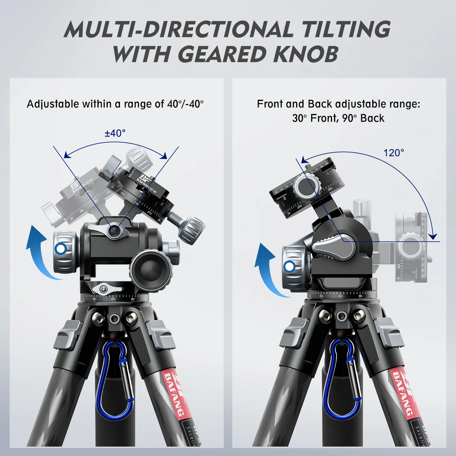 Professional gear micro adjustment PTZ universal tripod SLR photography landscape architecture macro panoramic photography