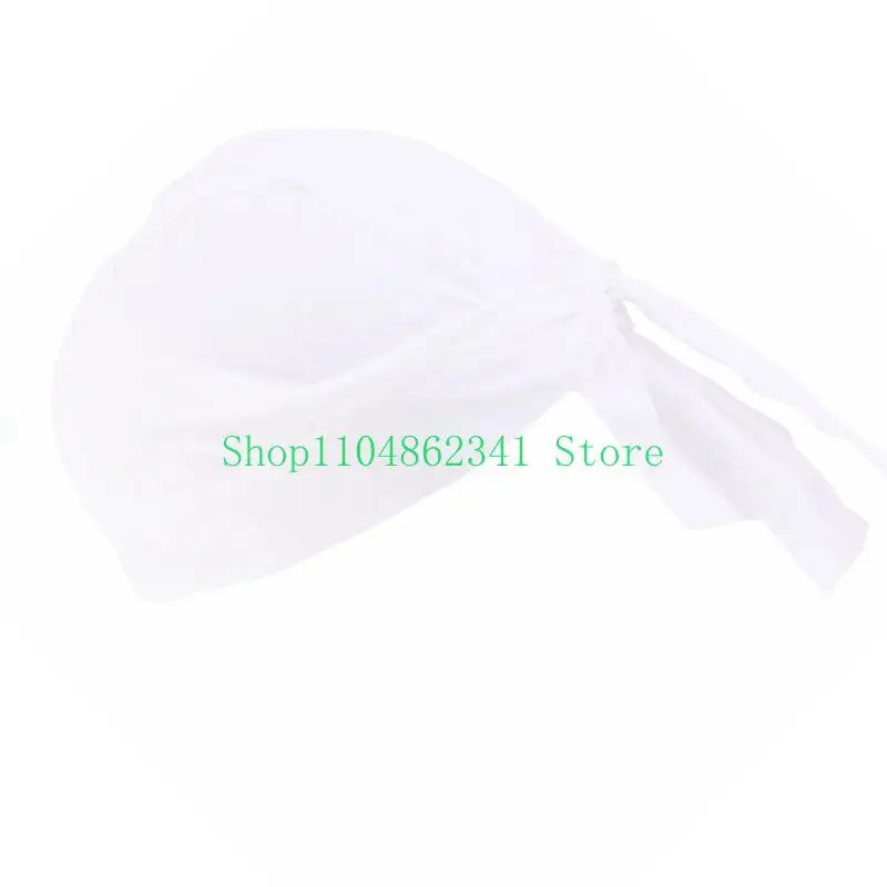 5asd Multipurpose Chefs Hat Adjustable Bandana Design Hat Kitchen Cooking Hat Headgear For Restaurant Bakery Kitchen Supply