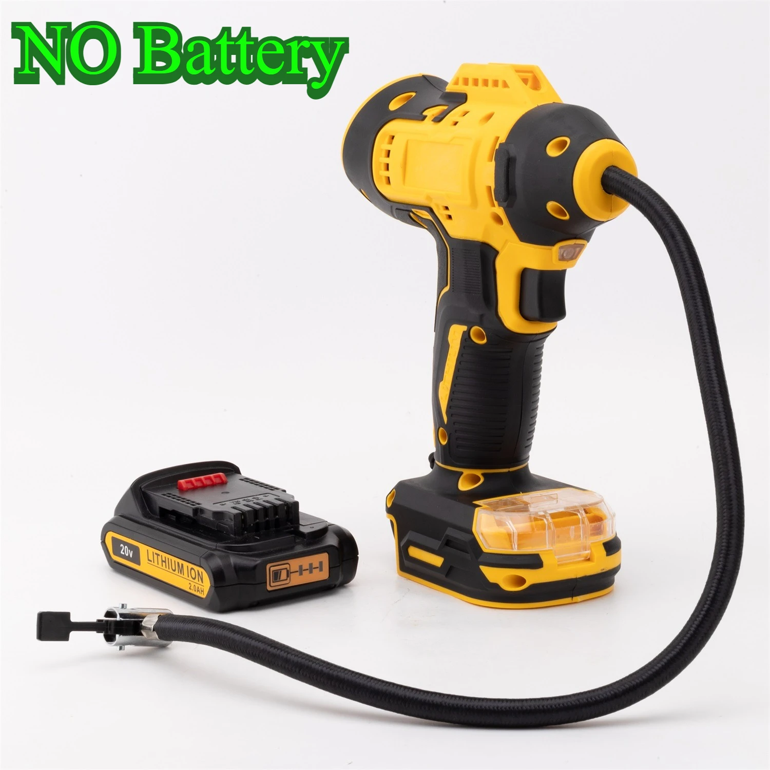 Electric Cordless Car Tire Inflators For Cars, Motorcycles And Other Tires Digital Display For Dewalt 20V Lithium Batteries