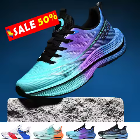 BIG Size 48 Men's Marathon Air Cushion Running Shoes Breathable Lightweight Women's Comfortable Athletic Nonskid Sports Sneakers