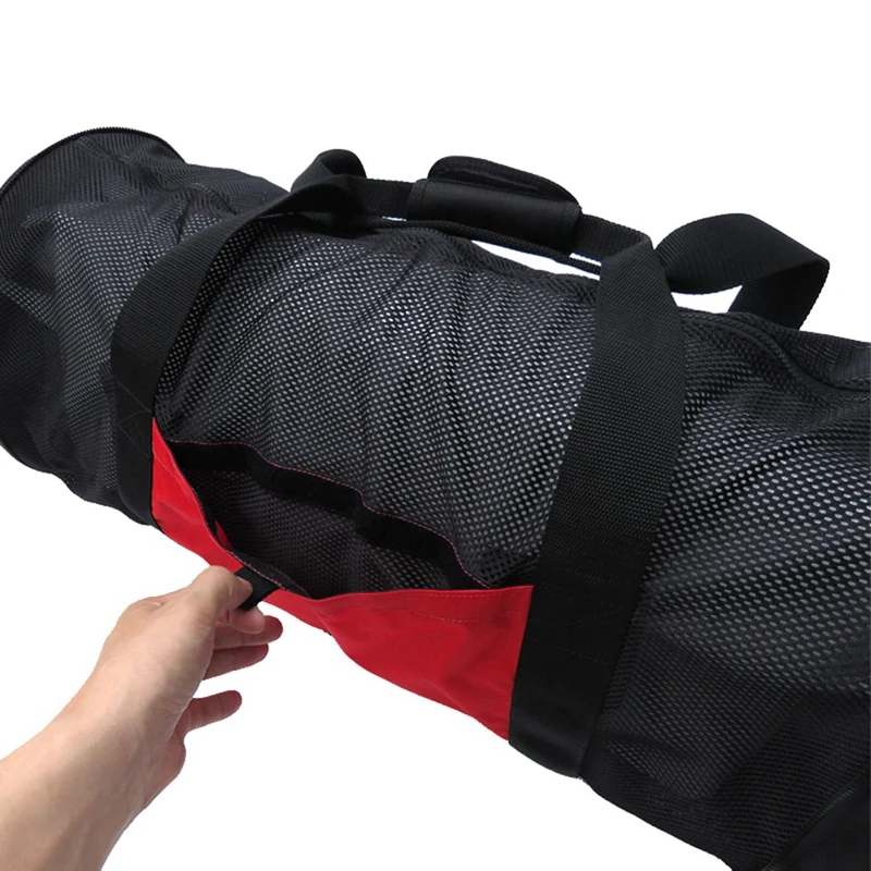 Diving Mesh Bag Nylon Snorkeling Equipment Fins Storage Carrying Tote Outdoor Beach Travel Swimming Organizing Pouch