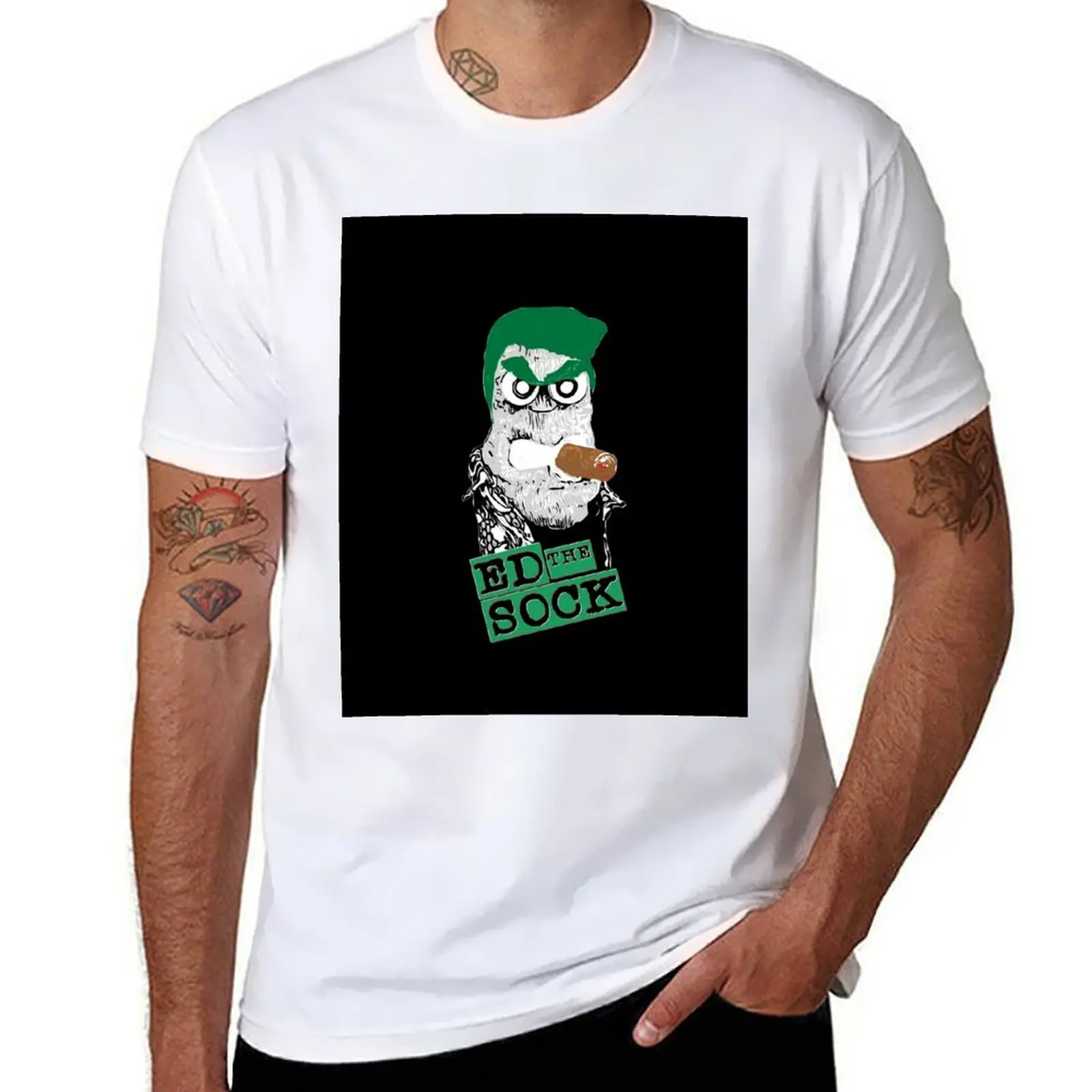 

ED THE SOCK T-Shirt printed t shirts for man man t shirts for men casual T-Shirt