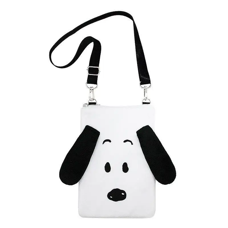 

Сумка Miniso Snoopy для сотового телефона, милая сумочка кросс-боди с мультяшным рисунком, тоут на плечо с индивидуальным дизайном, подарок на день рождения