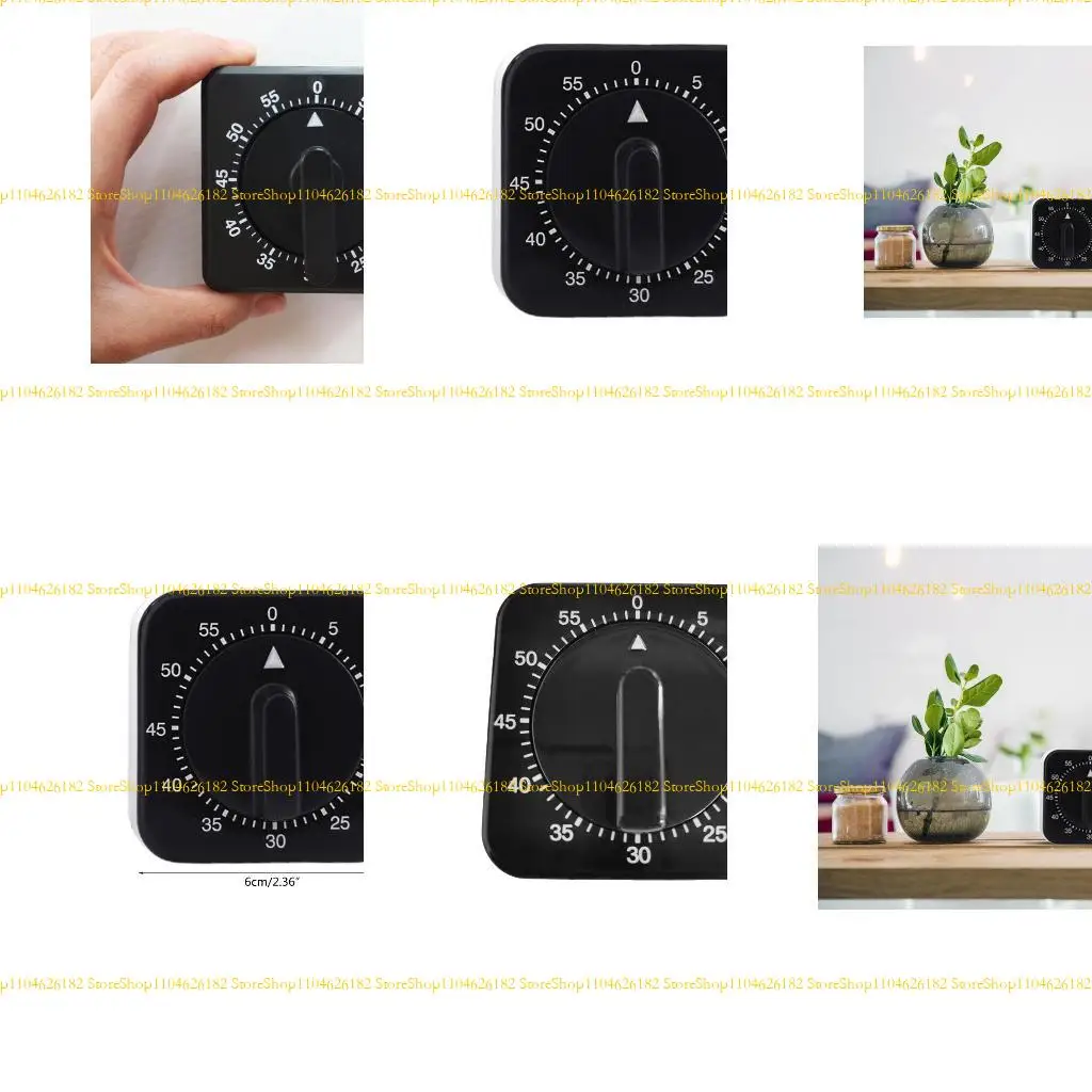 

Q2Q4 60 Kitchen Timer 1 Hour Visual Kitchen Clock Timer Mini Countdown Timer