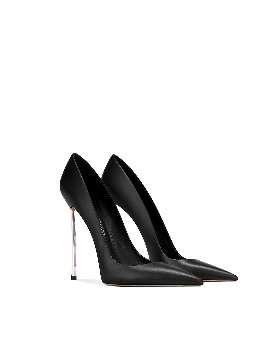 كعب معدني خنجر ربيع جديد أشار تو الفم الضحلة مثير OL العمل حذا فردي للسيدات مأدبة كبيرة الحجم صغيرة الحجم أحذية نسائية #3