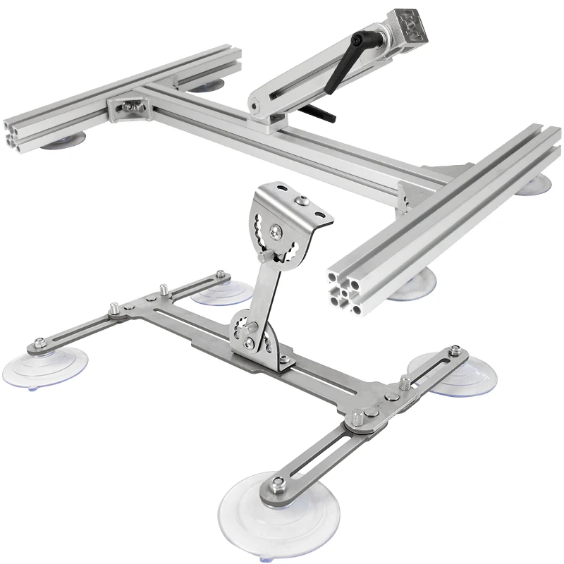 Telescopische Lineaire Actuator Opvouwbare Beugel Met Zuignap Verstelbare Hoek Draagbaar Roestvrij Staal/Aluminium Legering Stand