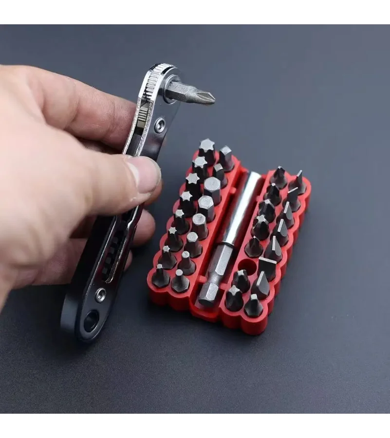 

Damaly,Two-way multi-function ratchet screwdriver, forward and reverse working screwdriver for tight spaces