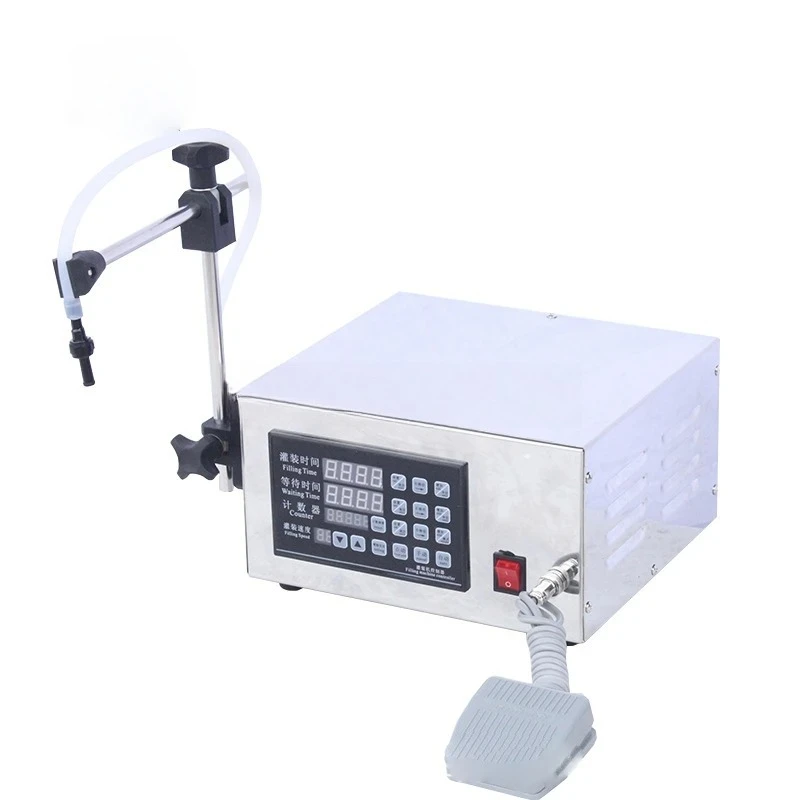 

30W Automatic Quantitative Liquid Filling Machine Microcomputer Control Panel and High Precision Filling Machine for White Wine