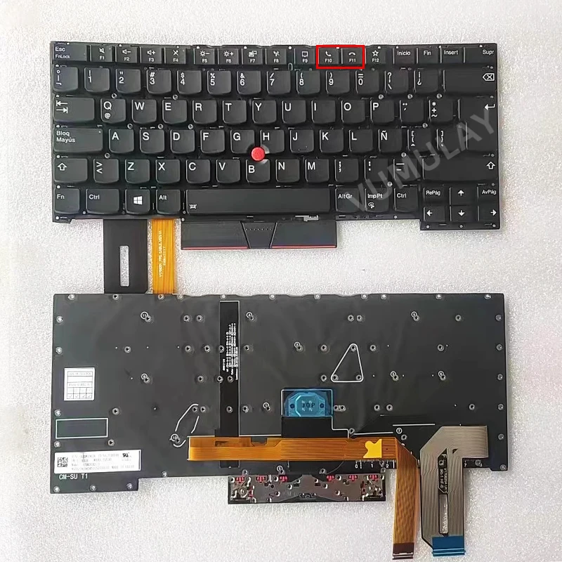 

SP/Latin Backlight Keyboard for Lenovo ThinkPad P1 GEN 1 GEN 2 20MD 20QT 20QU X1 EXTREME GEN 1 2 20MF 20MG 20QV T490s T495s 20QJ