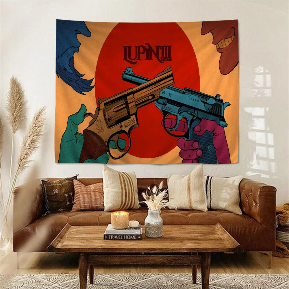 L-Lupin The T-Third Chart Tapestry Art Science Fiction Room Home Decor Cheap Hippie Wall Hanging