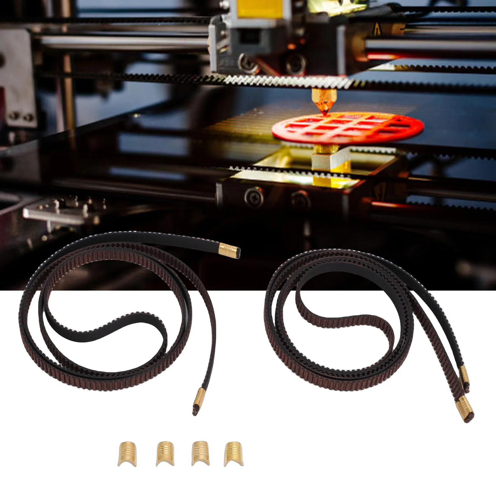 2GT 6mm Width 780mm Y/900mm X Axis Timing Belt High Precision Wear-Resistant Replacement for Anycubic Kobra Series 3D Printer