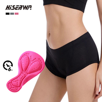 HISERWA Women Cycling Underwear Shorts Padded Bike Bicycle Shorts MTB Bicycle Shorts Breathable Underwear Tights Women Shorts