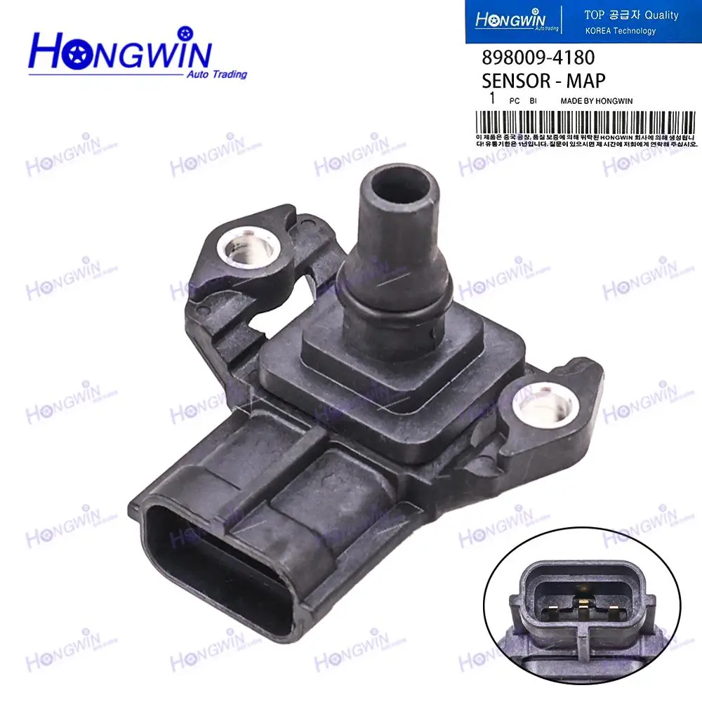 Mapa do sensor de pressão de ar do coletor para holden rodeo colorado isuzu D-MAX 8980094180 898009-4180 8980094180