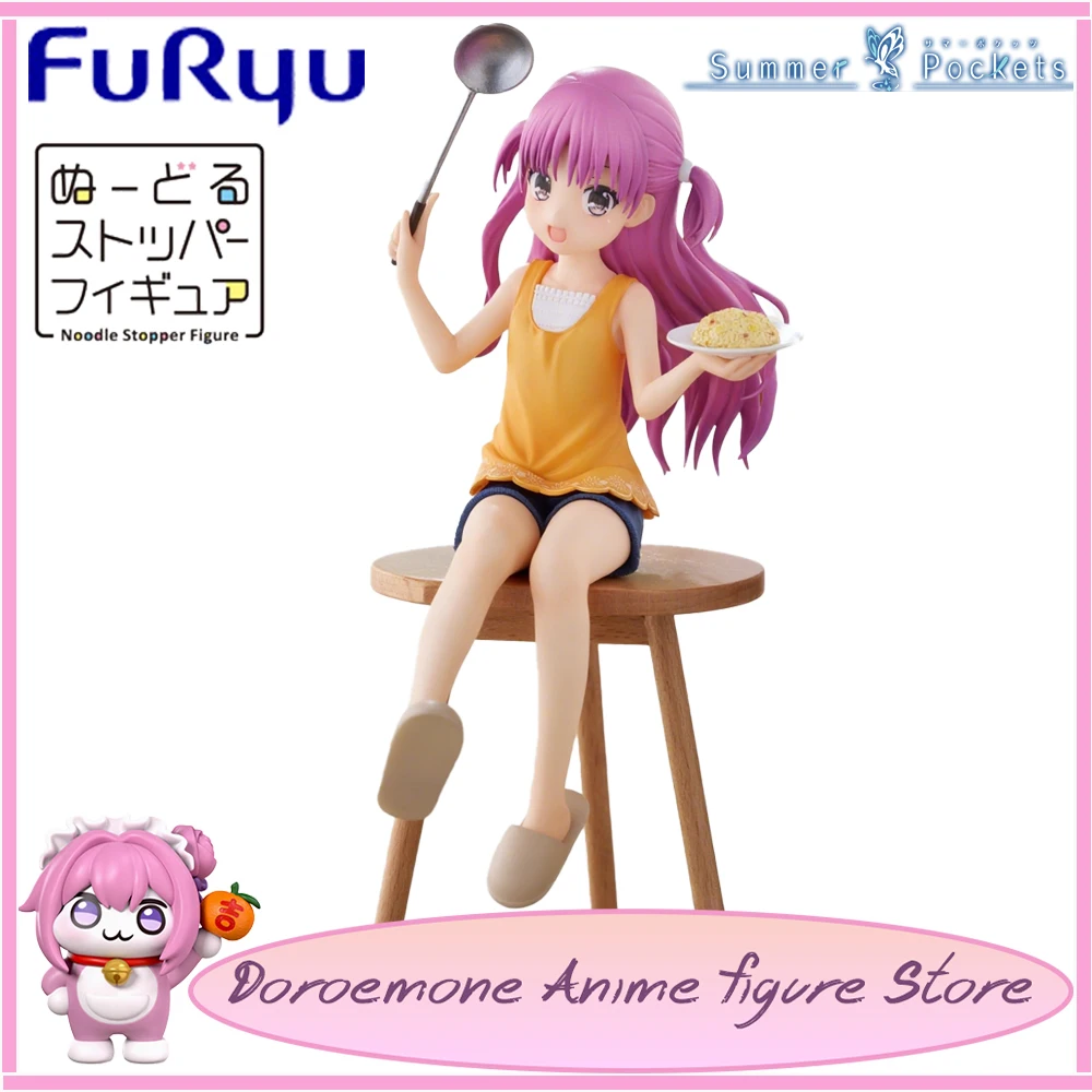 

Pre-Order Furyu Original Noodle Stopper Figure Summer Pockets Katou Umi Kawaii Anime Loli Girls Model Toys Gifts Figures