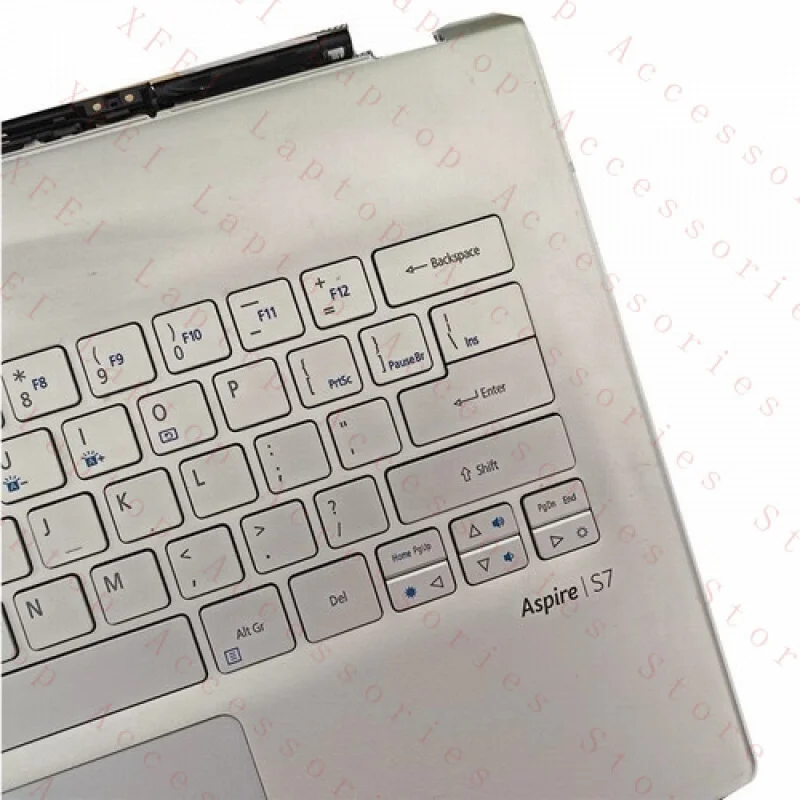 F Silver Palmrest US مع لوحة لمس لوحة المفاتيح لشركة أيسر أسباير S7-392 #3