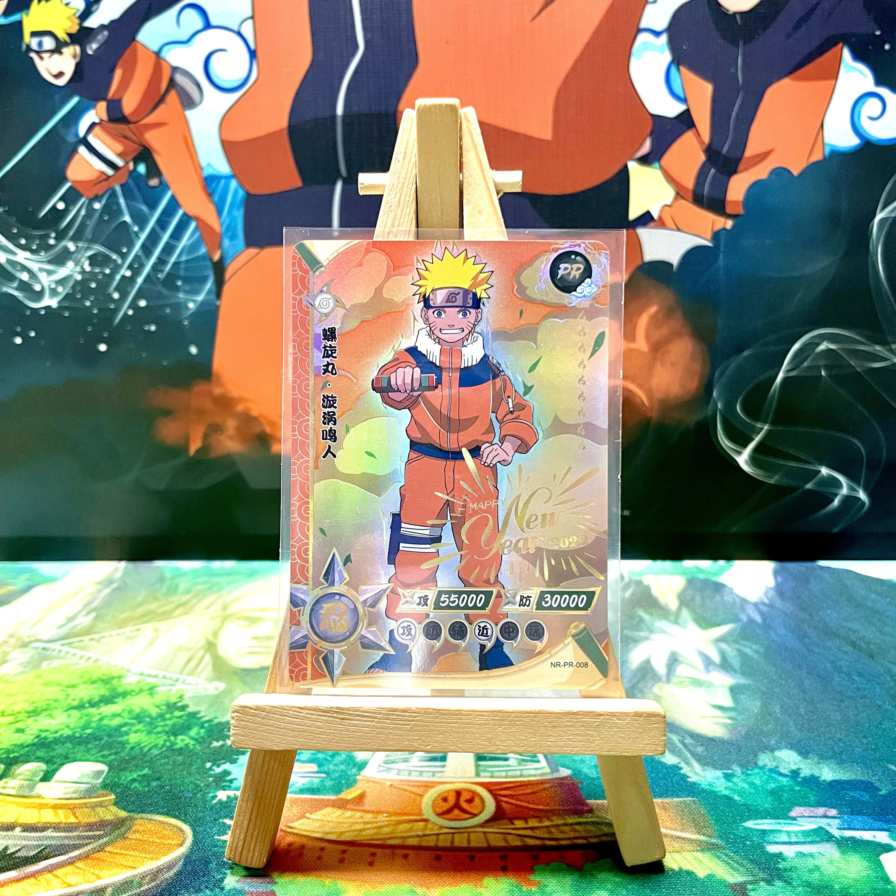 Genuíno Anime Naruto Cartões, Naruto Uzumaki, PR Série Completa, Único Cartão, Jogo de Coleção de Cartas Raras, Presente de Brinquedo Infantil, No.01-38