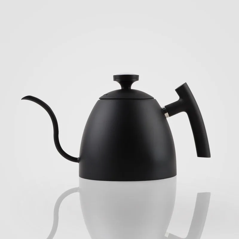 304 Stainless Steel Gooseneck Coffee Kettle With Thermometer 1.5L Large Capacity Hand Brew Pour Over Tea Pot