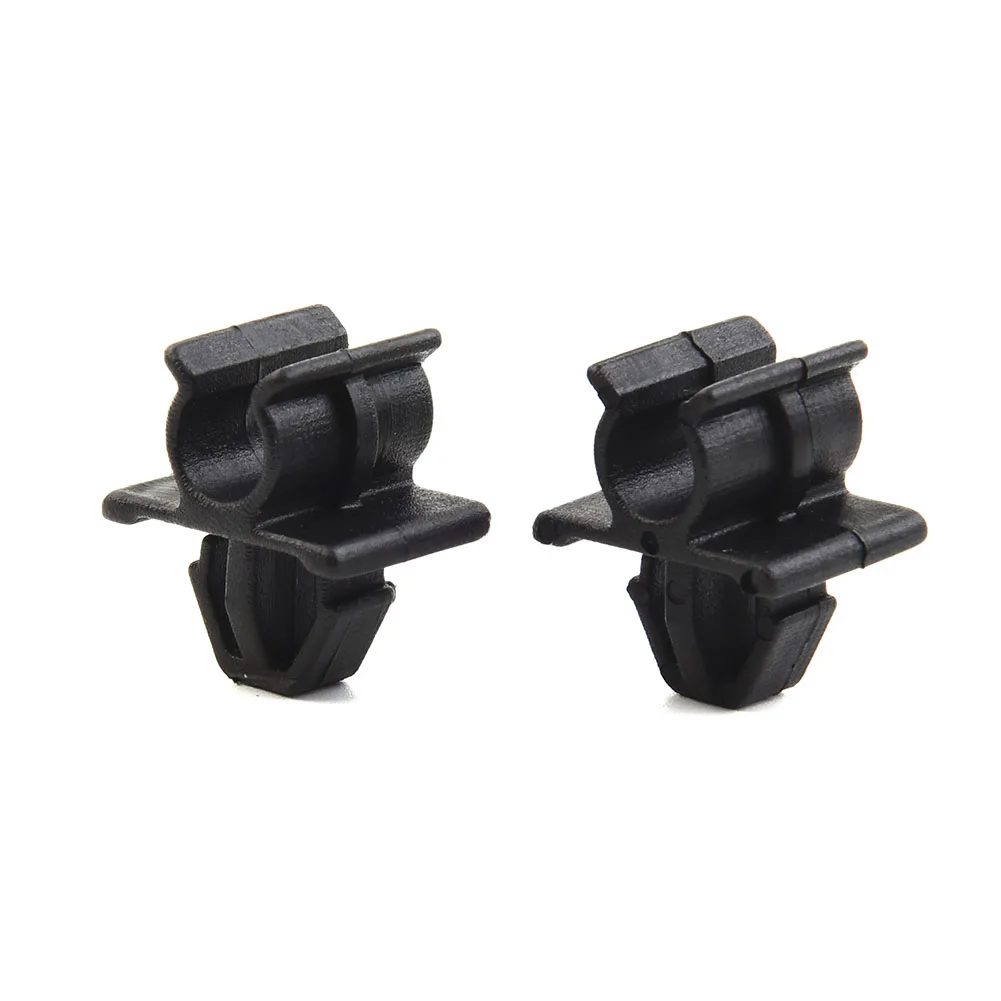 Clip Rod Clip Auto Black Exterior For Nissan Hood Hood Panels Parts 2 Pcs Plastic 2pc Prop 2x Accessory Car Cars