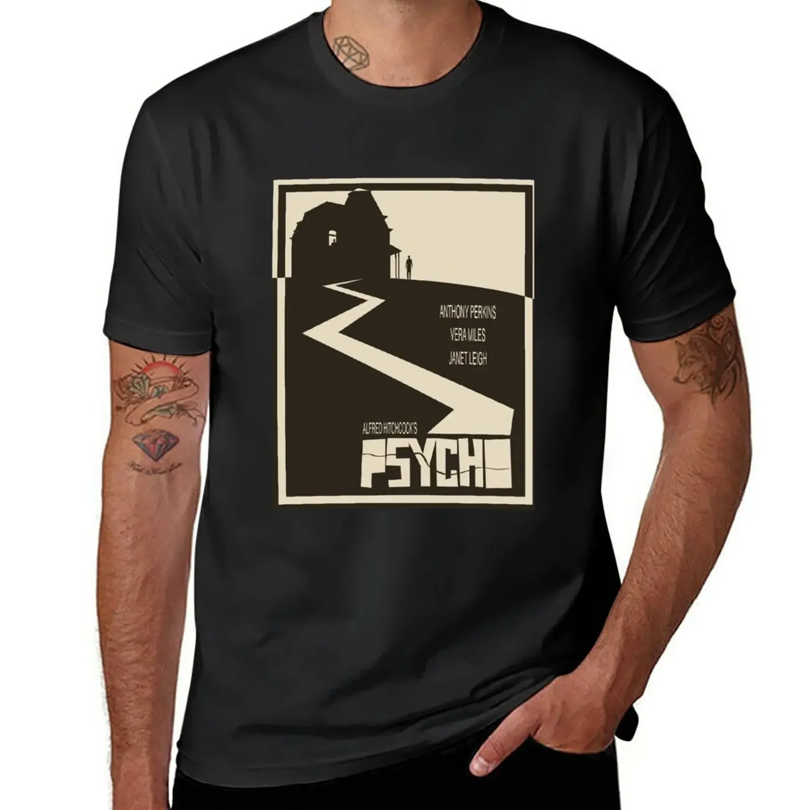 

Gifts Idea Alfred Hitchcock Psycho T-Shirt Aesthetic clothing customs design your own mens plain t shirts