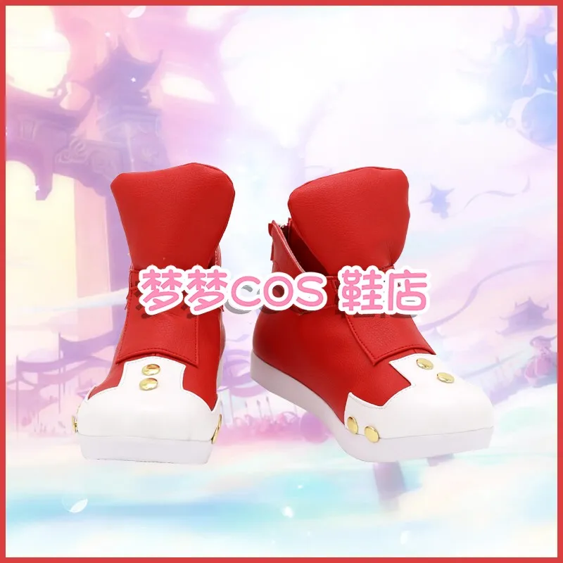 JP Anime Digital Monster 3 Tamers Makino Ruki Cosplay Costume Shoes Handmade Leather Boots