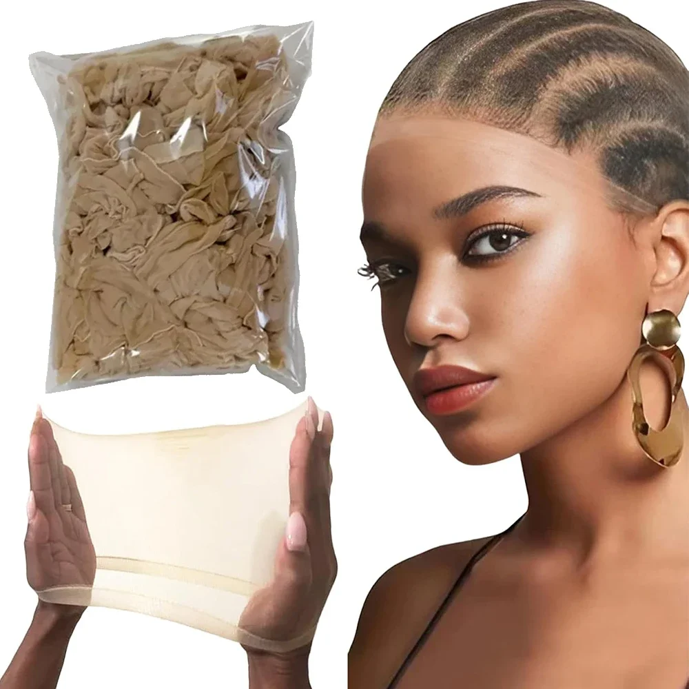 

20Pcs HD Wig Cap Ultra-thin Wig Caps Invisible Nude Skinlike and Stretchy Wig Cap for lace front wig