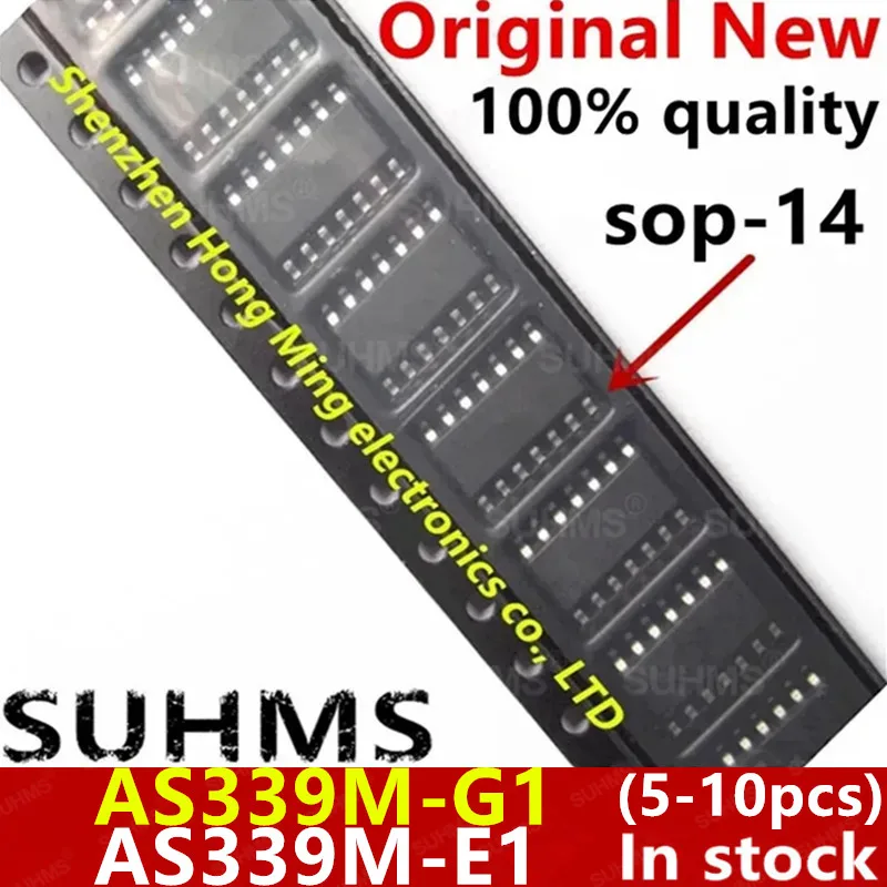 (5-10piece)100% New AS339M-G1 AS339M-E1 sop-14