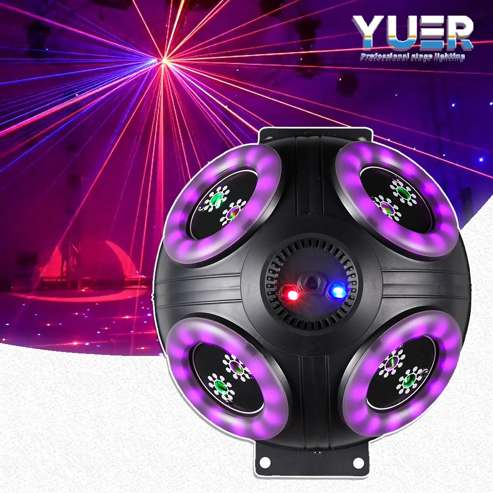 

LED rotation Laser effect light Mushroom Starry Sky DMX Control for Disco Dj KTV bar Party Wedding Moving head stage lighting