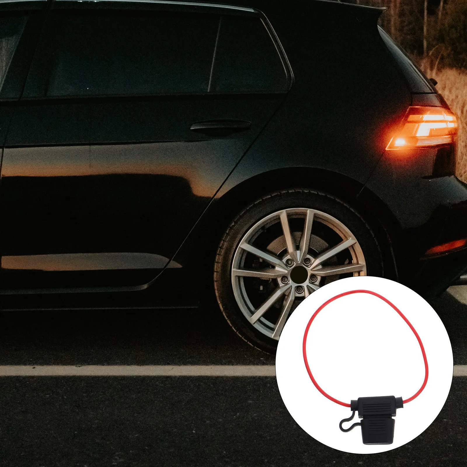 

6Pcs Inline Fuse Holder Easy Installation No Soldering Required Compact Design Suitable for Various Vehicle Models Fuse Bracket