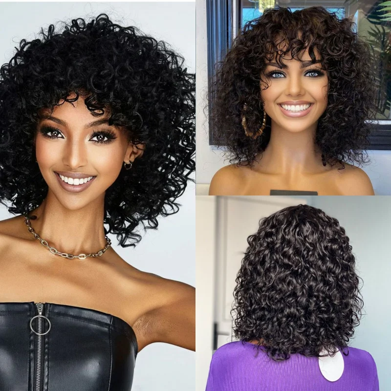 Synthetic wigs are used by women in Europe and America