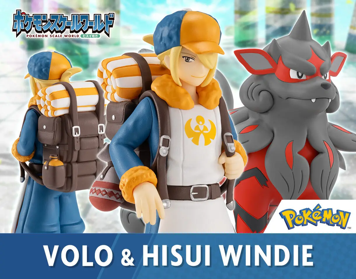 Mainan Figur Volo Windie Dunia Skala Pokemon Anime Asli Bandai Shokugan Boneka Aksi Monster Saku PVC Hadiah Ulang Tahun Anak-anak