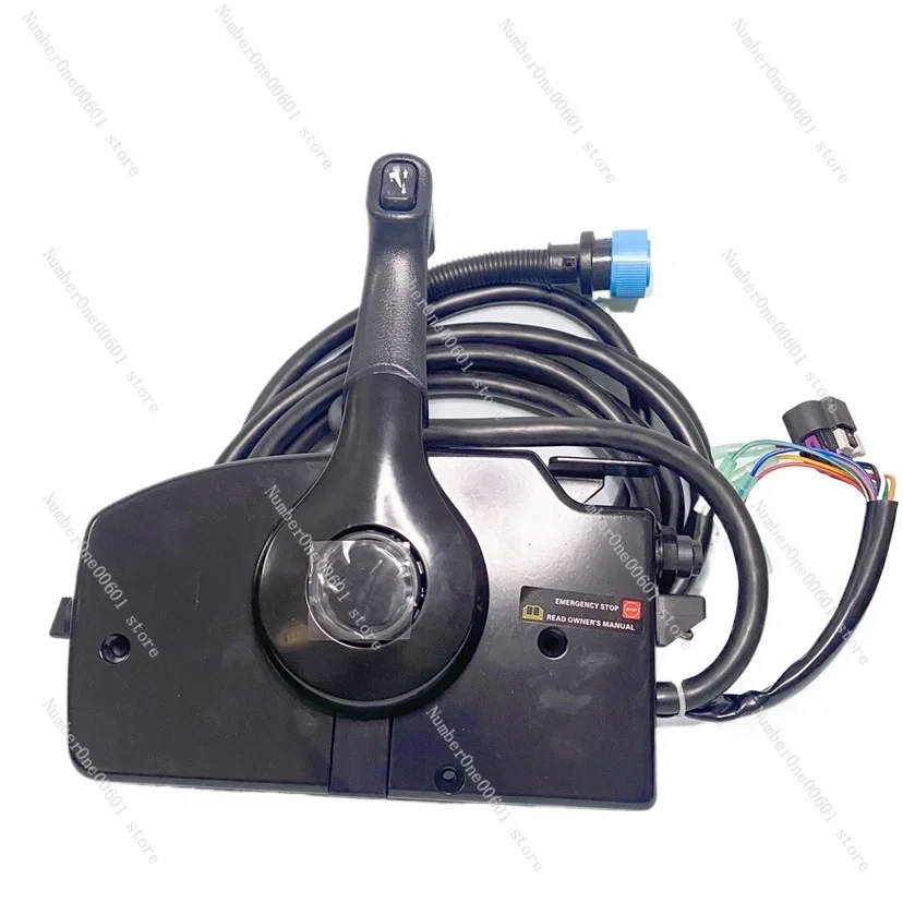 For Mercury Outboard Motor Control Box Black with Stops Oiler Two Stroke Four Stroke Universal Brand New Liftable Switch