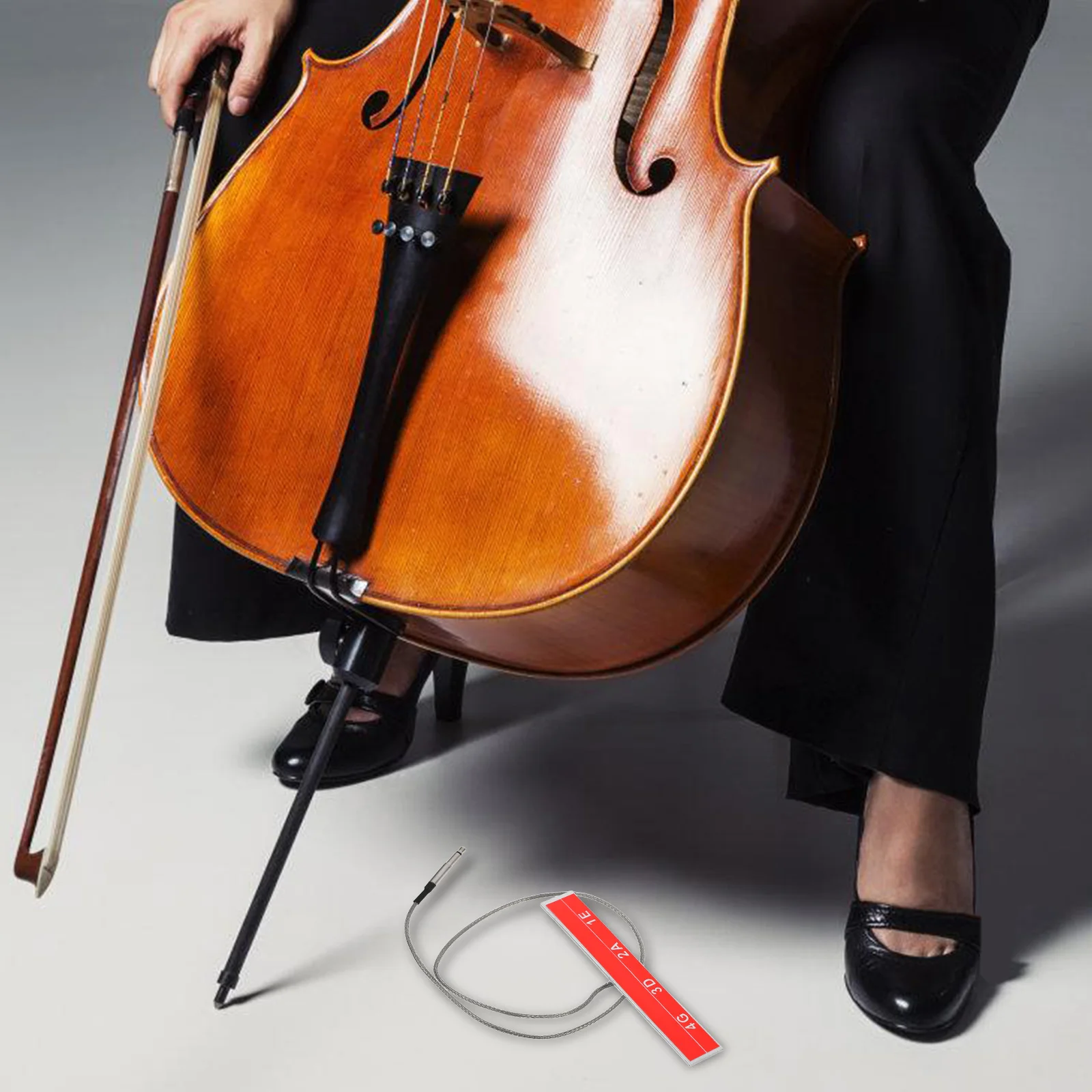 

Cello Sound Strip Pickup Instrument Bridge Accessories Universal Piezo Resonance Plastic Acoustic