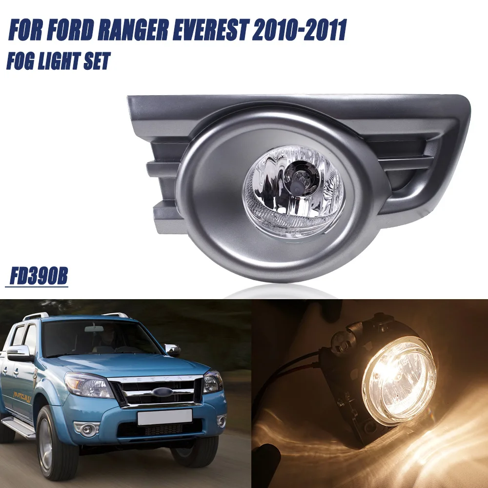 

DLAA для RANGER EVEREST 2010-2011, передние противотуманные фары, Стайлинг автомобиля, противотуманные фары с переключателем-1 пара