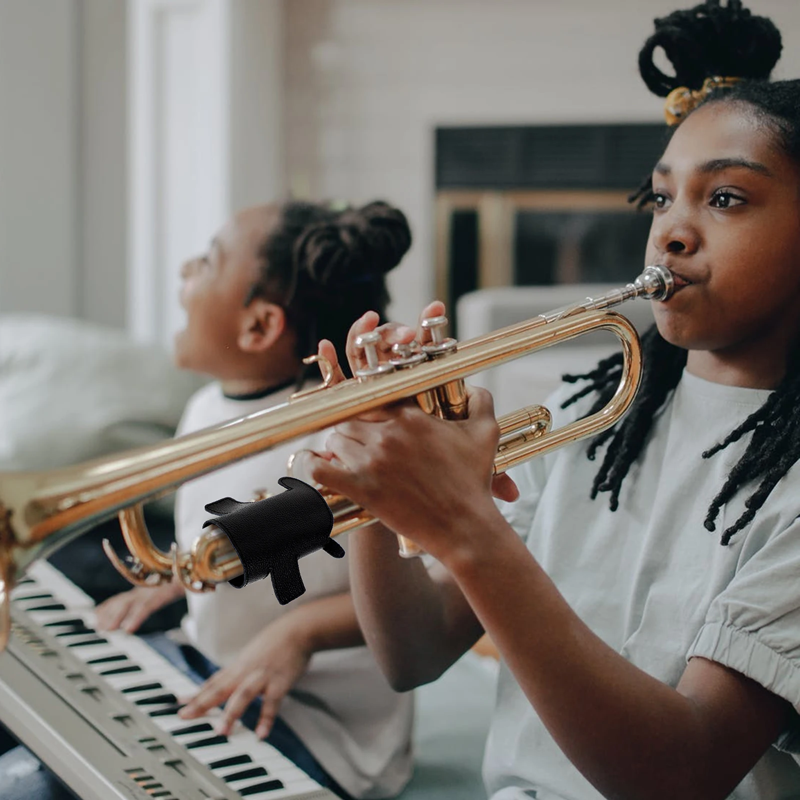 

Valves Protector Black Trumpet Guard For Scratch Dust Protection Trumpet Protective Cover Musical